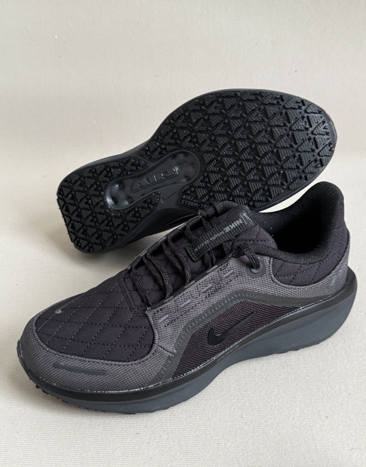 男鞋 NIKE AIR WINFLO 11 GTX GORE-TEX 黑色 防水 反光 回彈 運動鞋【FQ1358-001】