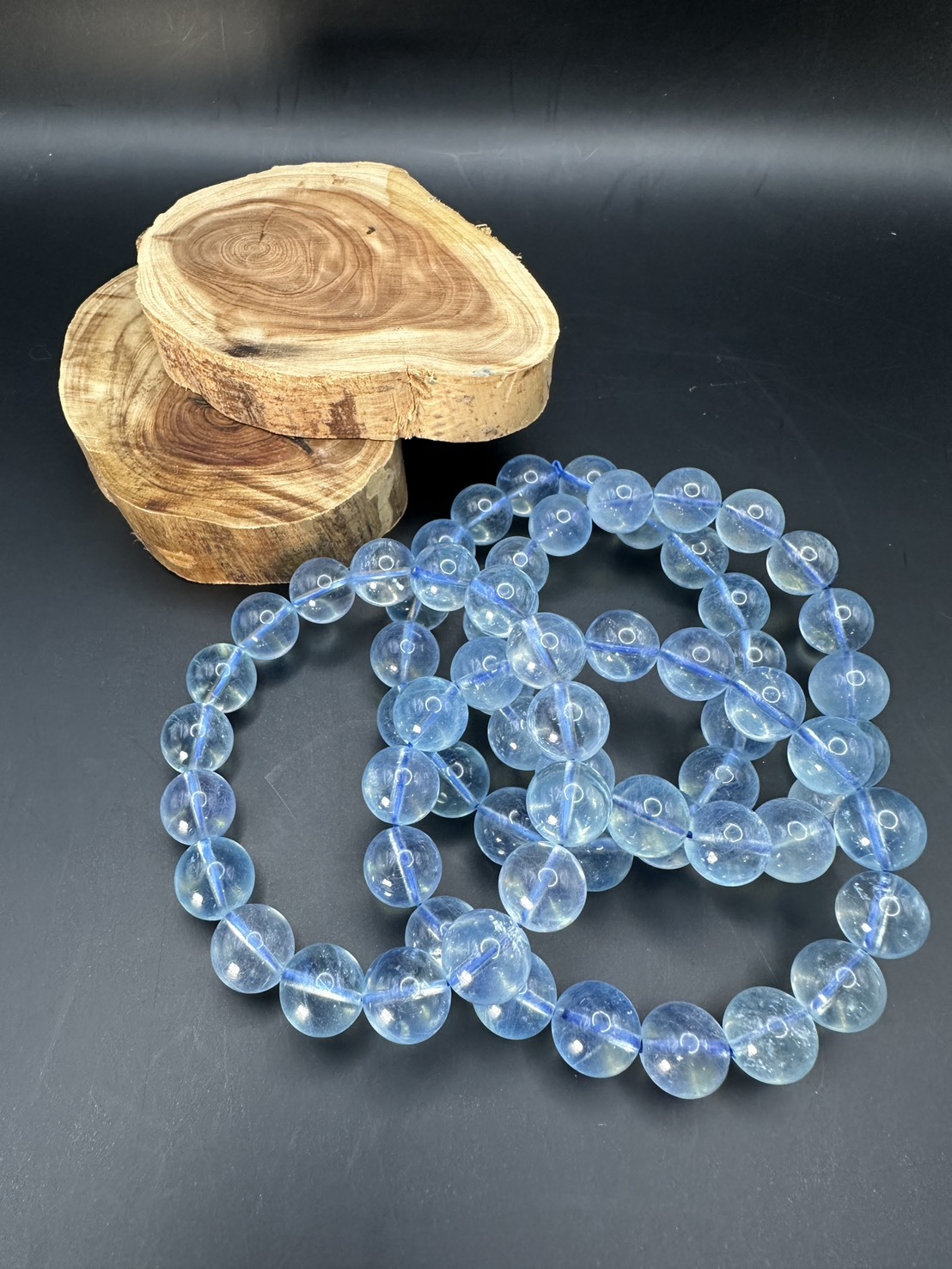 海藍寶水晶手鍊