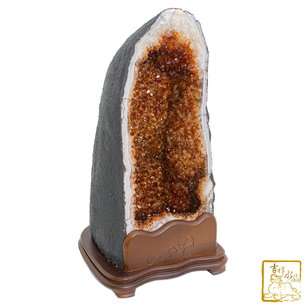 巴西黃水晶洞 46.3kg 聚財旺運