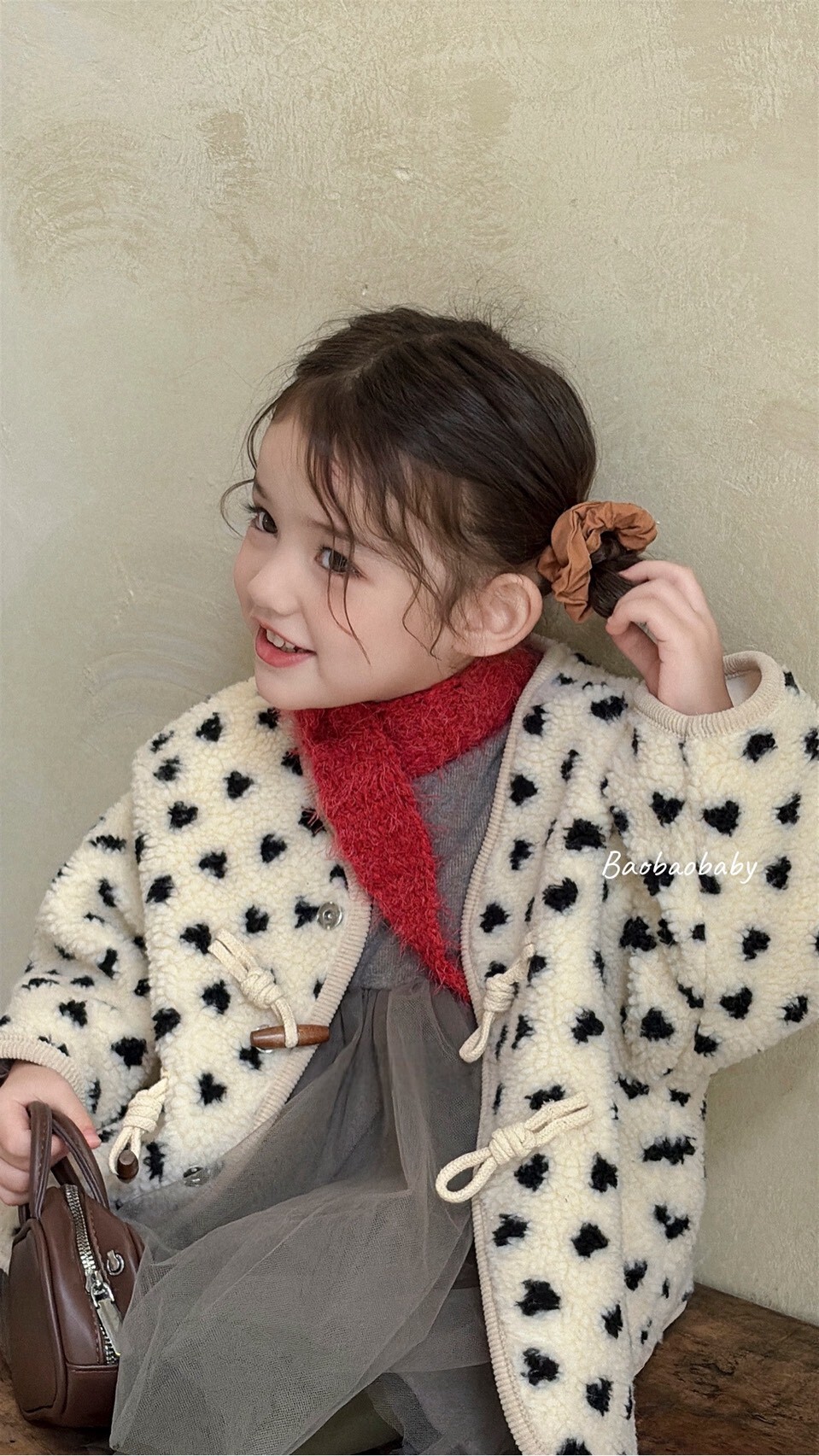 爆擊愛心絨外套