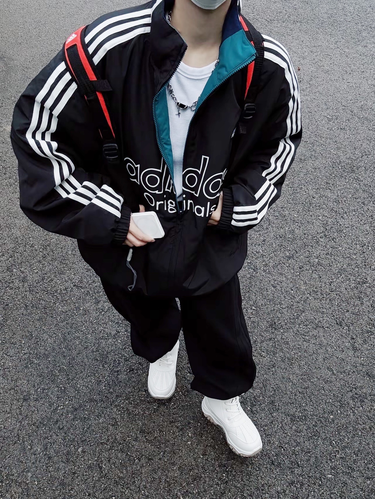 ADIDAS ORIGINALS FW25 M REV JACKET 雙面外套棉服
