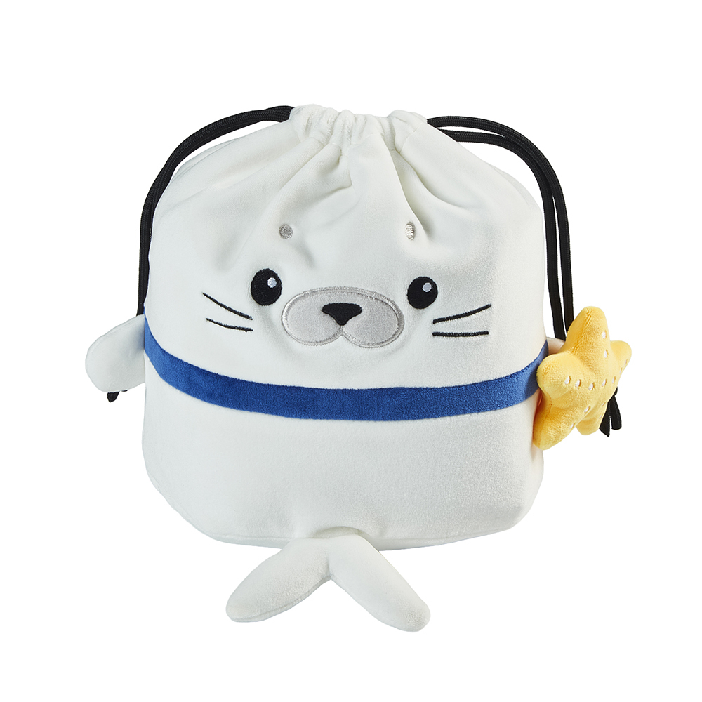 String Bag with Head and Legs - Seal