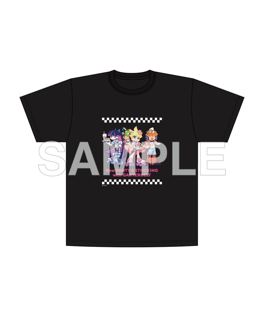 預購-《新吊帶襪天使 New PANTY ＆ STOCKING with GARTERBELT》 T恤 美式復古餐廳 ver.【日本進口精品】