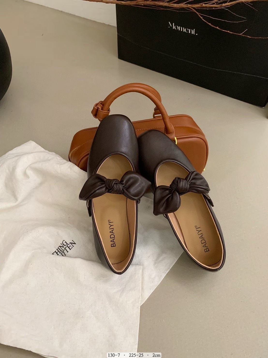 130-7韓國柔軟蝴蝶結瑪麗珍鞋