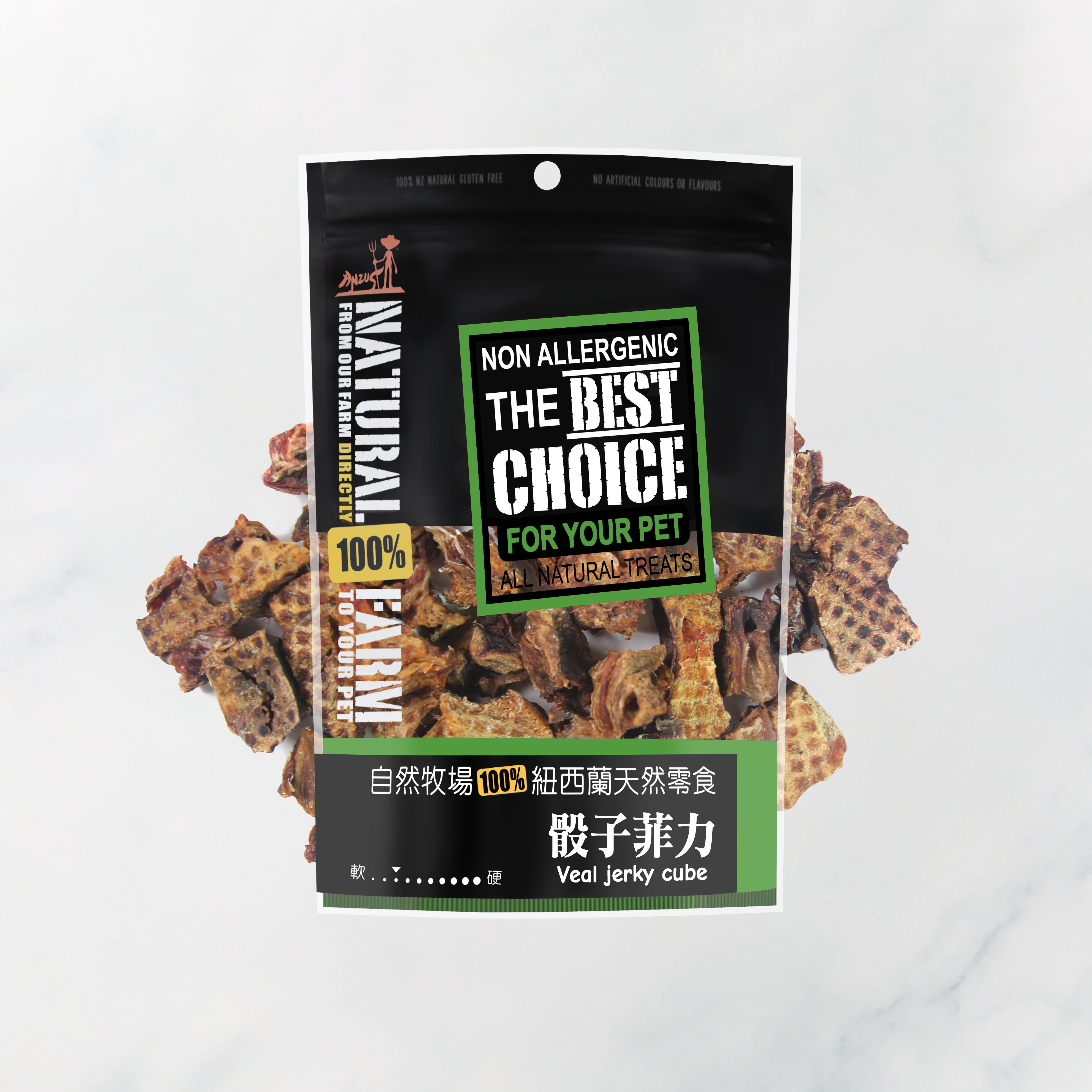 天然寵物零食．骰子菲力