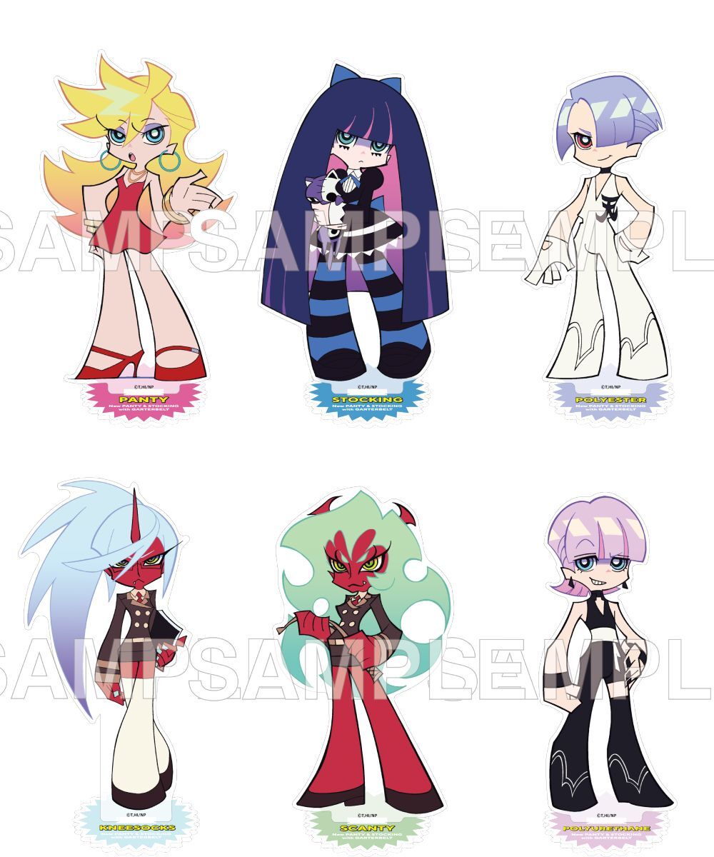 預購-《新吊帶襪天使 New PANTY ＆ STOCKING with GARTERBELT》 壓克力人形立牌 系列【日本進口精品】