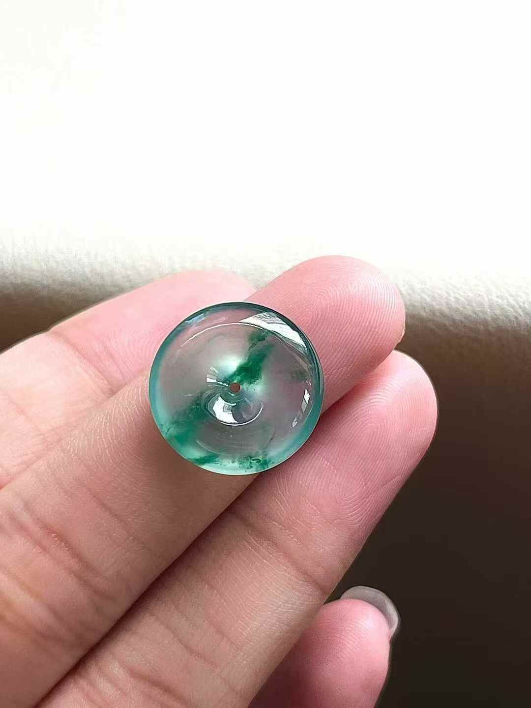 117348 翡翠平安扣 (16.1mm直徑)