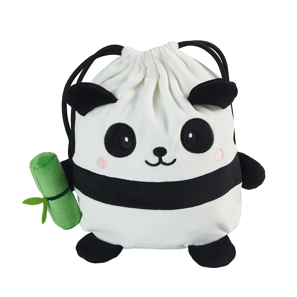 String Bag with Head and Legs - Panda