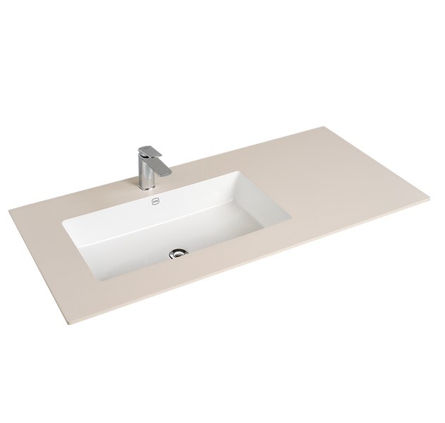 京典衛浴 岩板一體盆盆櫃組L5121+H5121/F8066