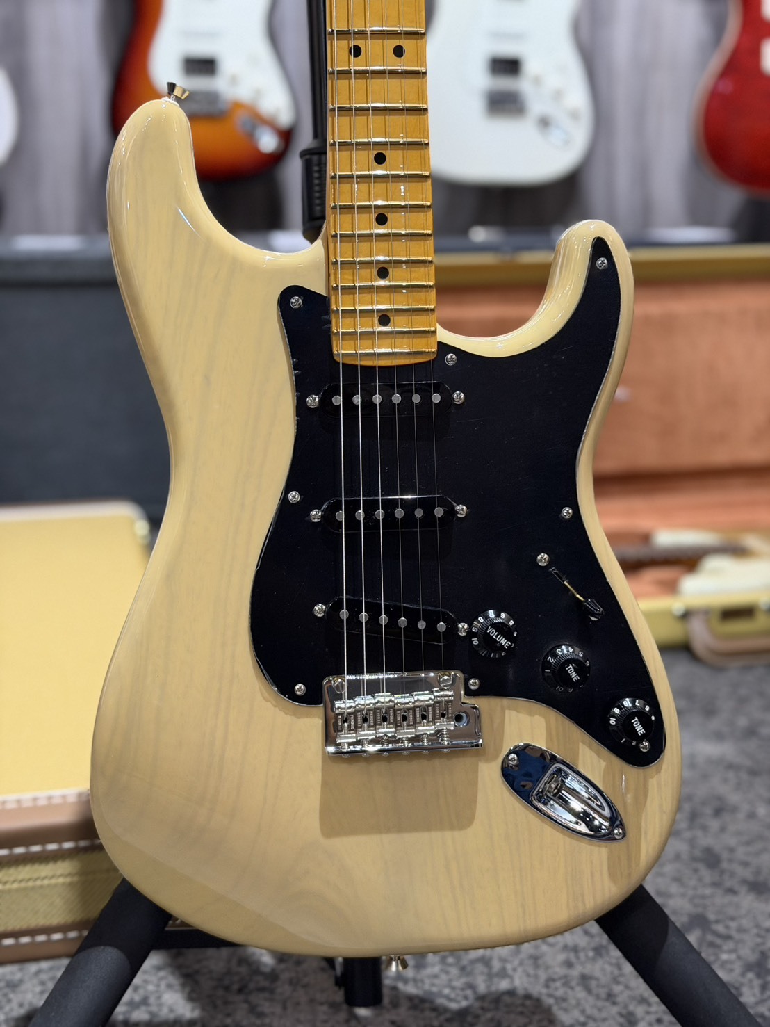 Fender LTD AM PRO II STRAT V NECK PU: CS FAT 50S MN BGB【宛伶樂器】