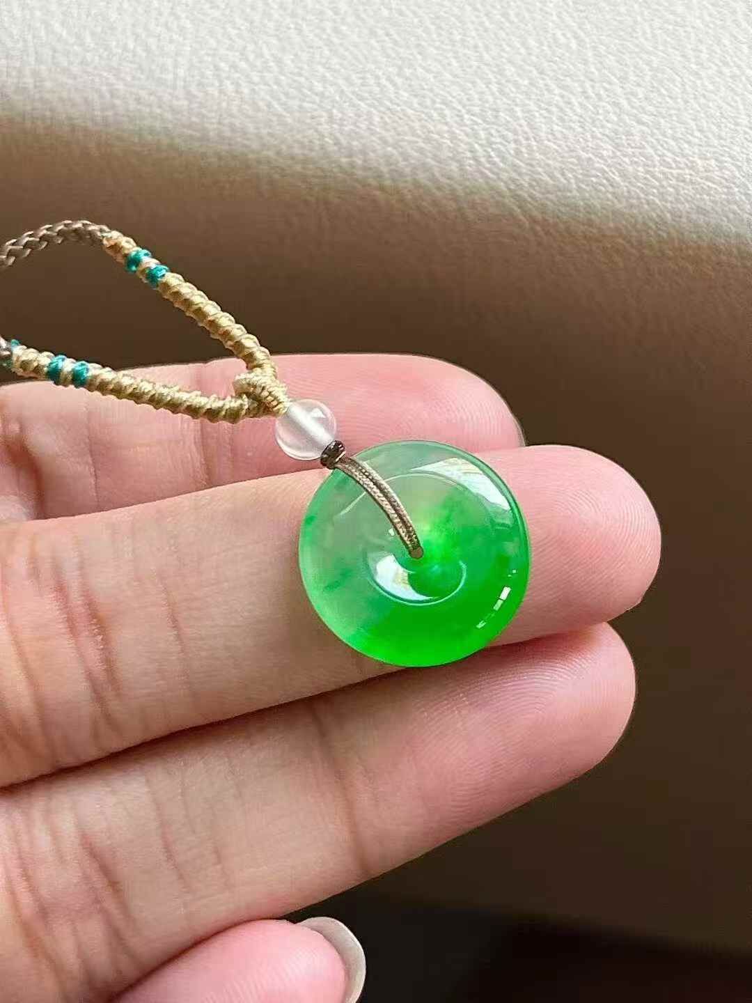 117350 翡翠平安扣 (15.7mm直徑)