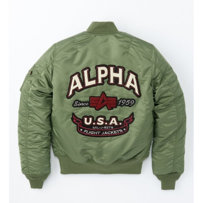 日版 ALPHA MA-1 軍事 飛行 外套 貼布 雙面穿 TA0112-003