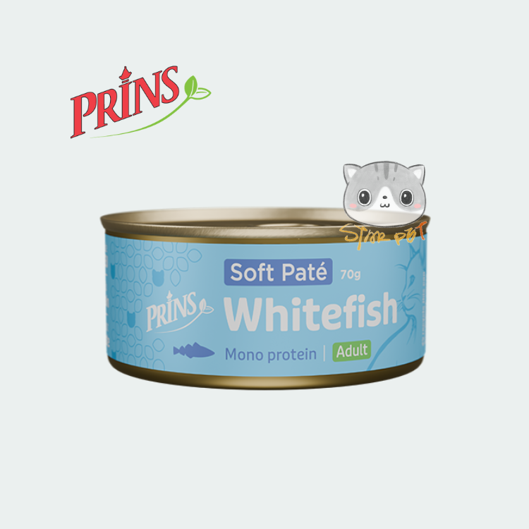 Prins Soft pate Whitefish cat wet food 70g