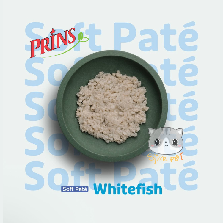 Prins Soft pate Whitefish cat wet food 70g
