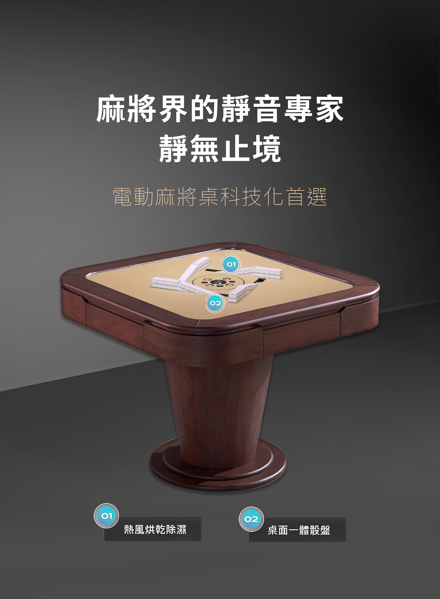 東方不敗電動麻將桌 疊鏡-餐桌款《過山車》推薦