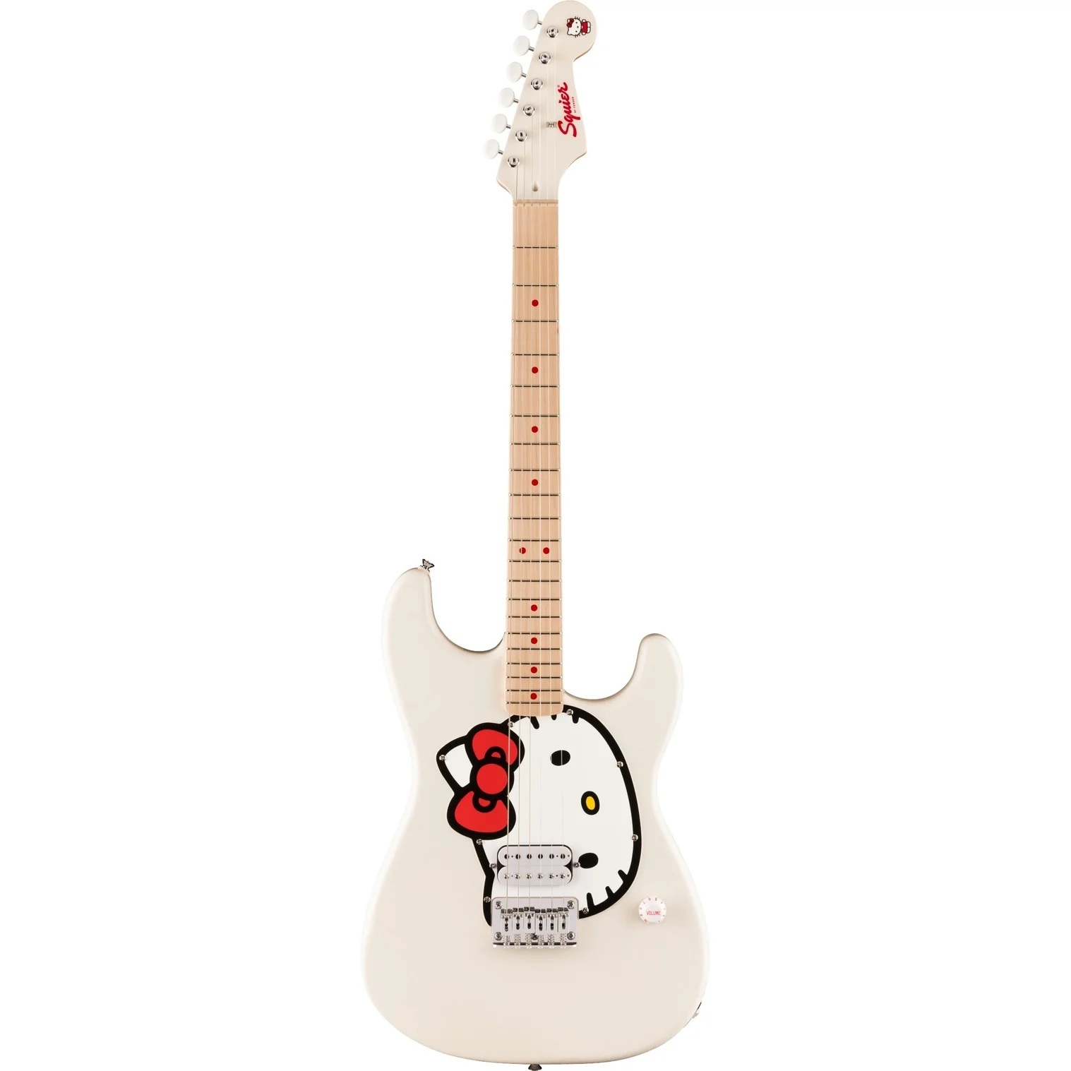 Fender Fender Squier Hello Kitty Stratocaster 50週年紀念聯名款電吉他 — 三峽吉他 / Bass｜YA! 玩音樂