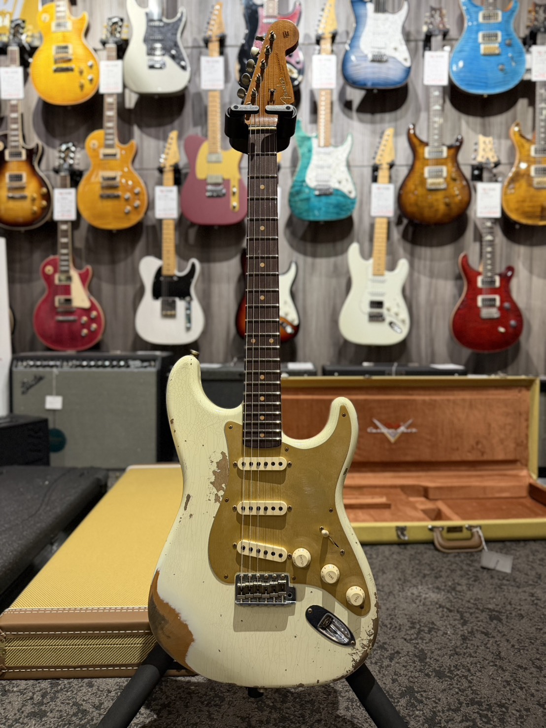 Fender CS LTD 59 STRAT HEAVY RELIC 3A RW AIIVRY 公司貨【宛伶樂器】