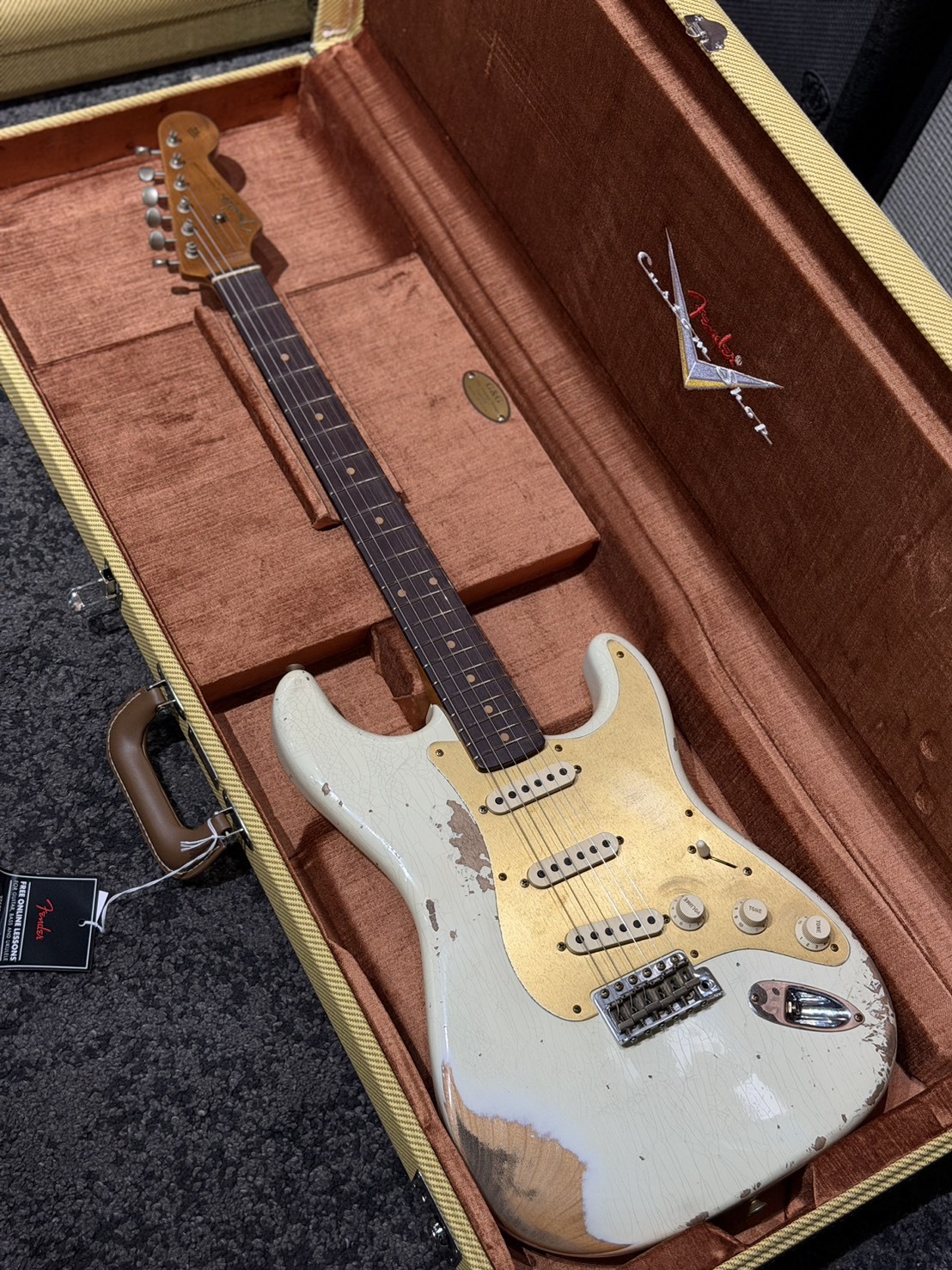 Fender CS LTD 59 STRAT HEAVY RELIC 3A RW AIIVRY 公司貨【宛伶樂器】