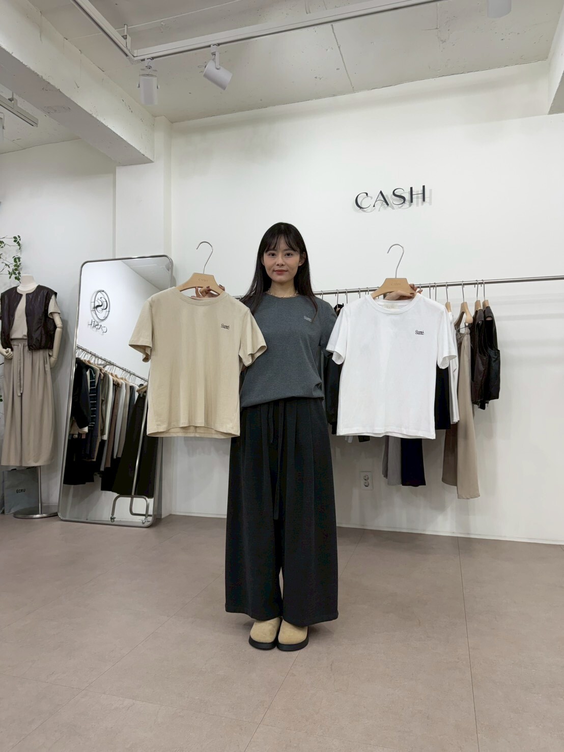 CA5210  簡單日常字母Tee