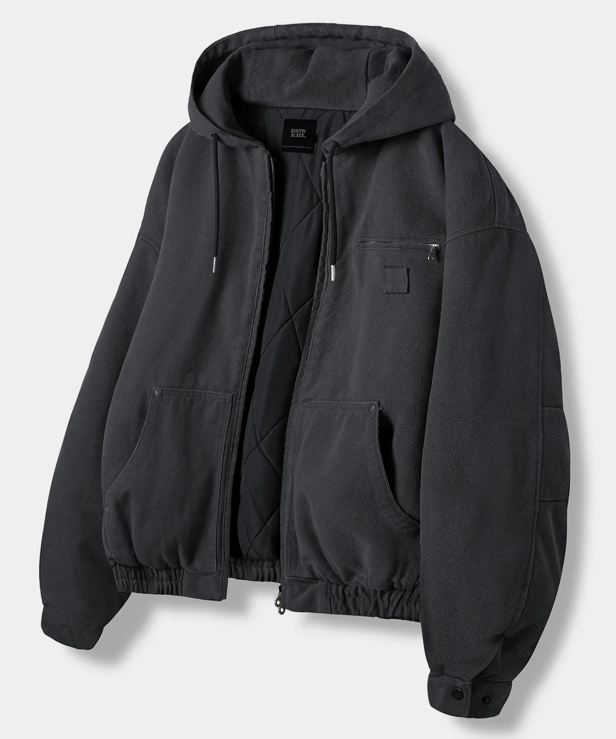 DIMITRI BLACK 2WAY Detroit Padded Jacket