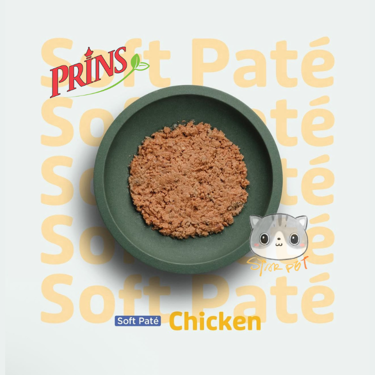 Prins Soft pate Chicken cat wet food 70g (Kitten & Adult cat)