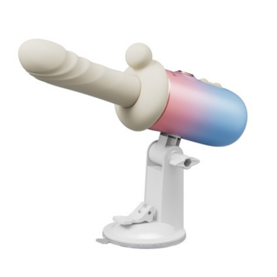 LOVENSE - Spinel 可APP控推撞抽插加熱式按摩棒+手持/吸啜底盤