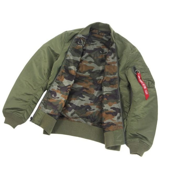 日版 ALPHA MA-1 飛行 外套 雙面 迷彩 TA0117-203