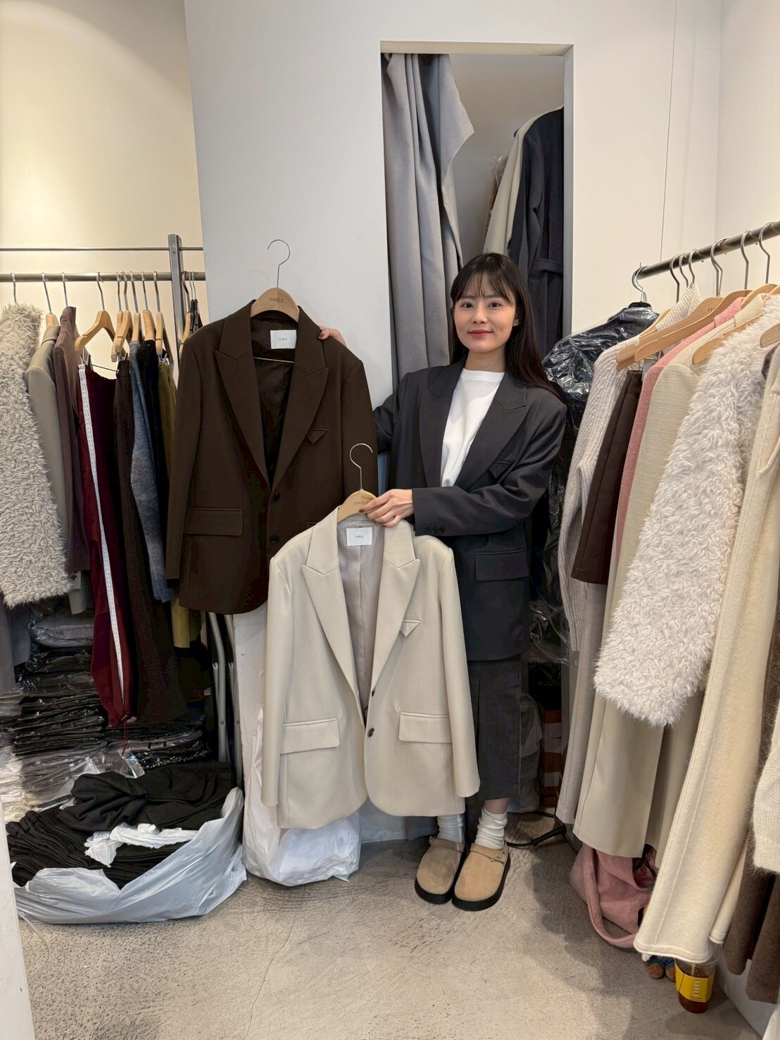 HA5218 三角巾西裝外套