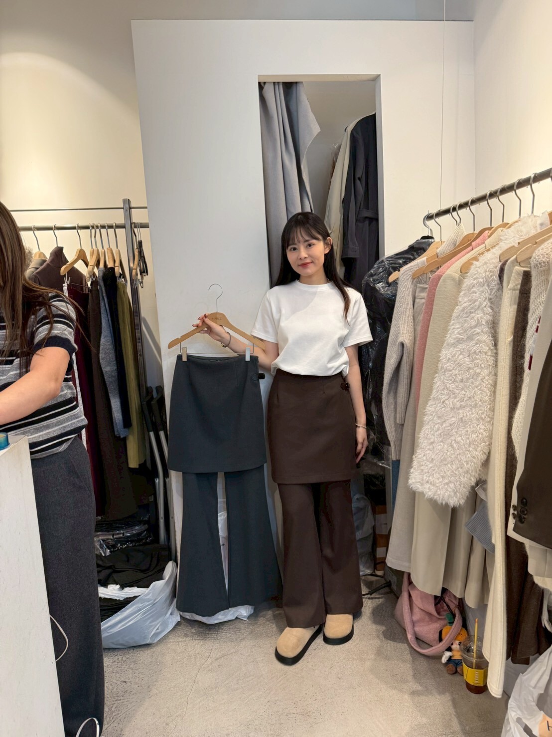 HA5203 短裙喇叭西褲