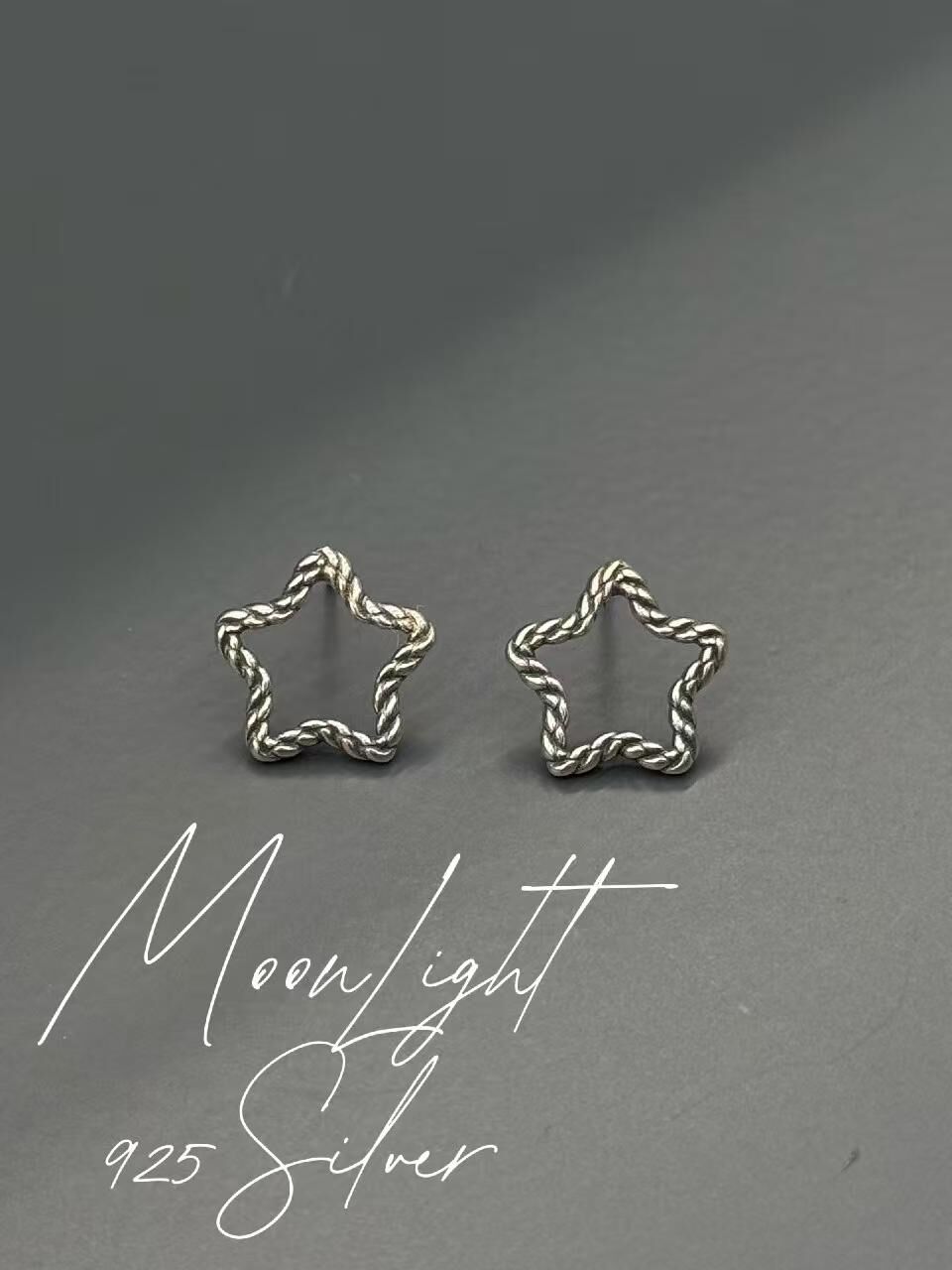 (5201) 925純銀星星耳環