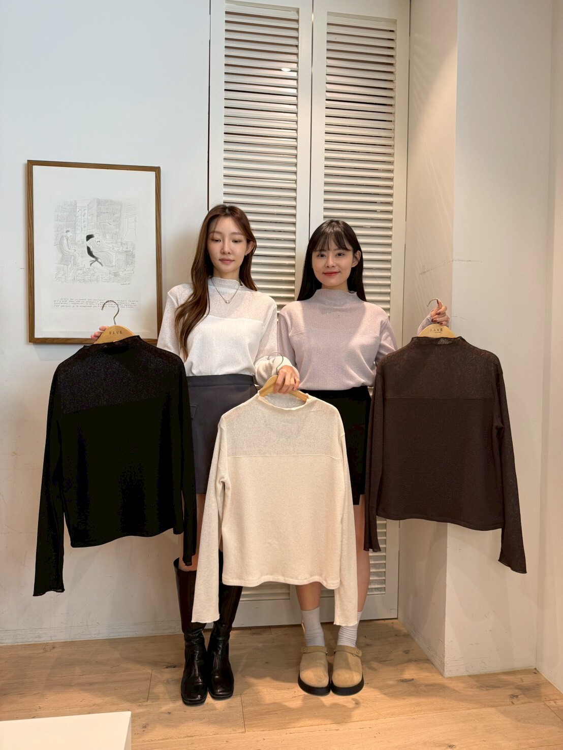 FA5230 微透膚高領長袖