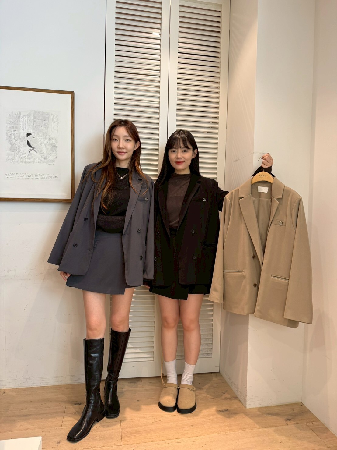 FA5233 寬鬆休閑西裝外套