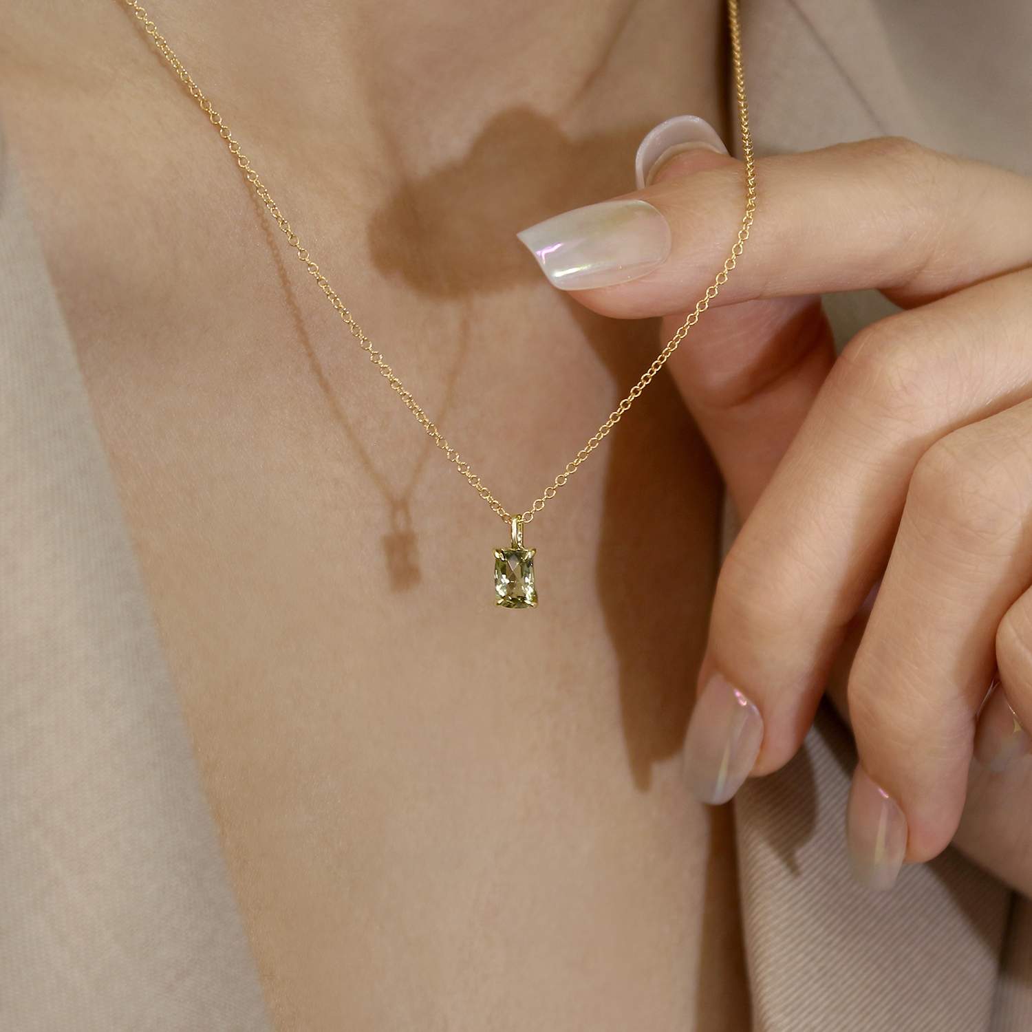 【現貨】Sylvan 森語碧璽項鍊 ❘ 兩色