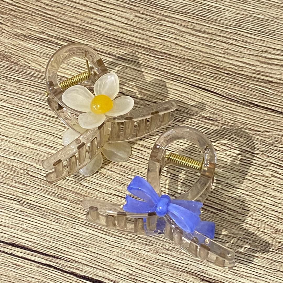 [2 FOR RM10] Daisy & Ribbon Medium-Sized Hair Claw