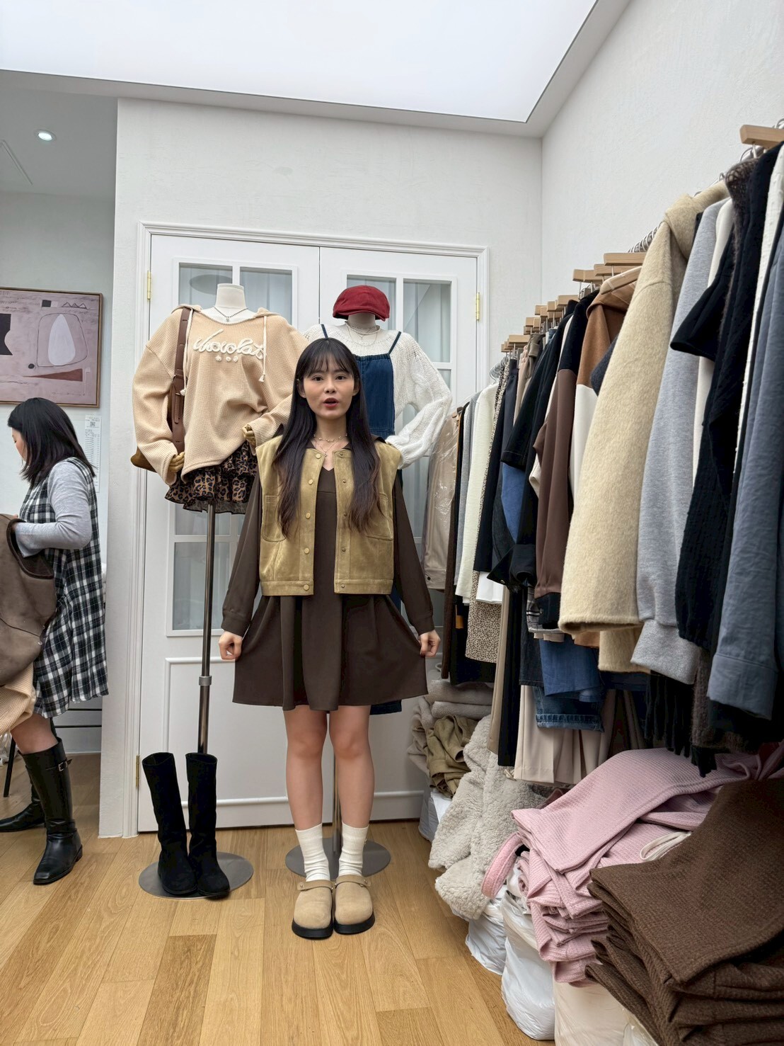 RF5217 麂皮款雙口袋背心