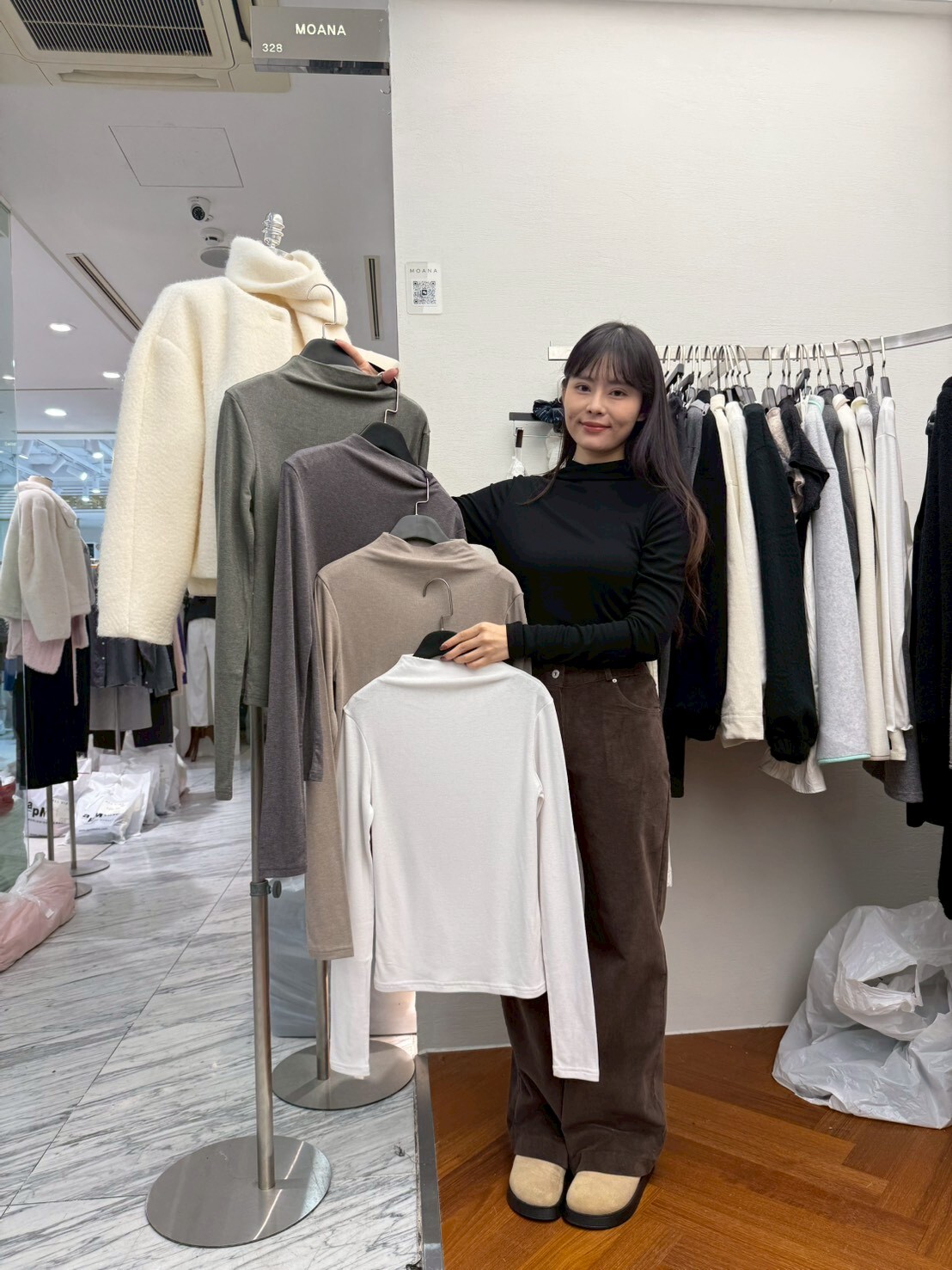 MK5214 高級色系高領打底