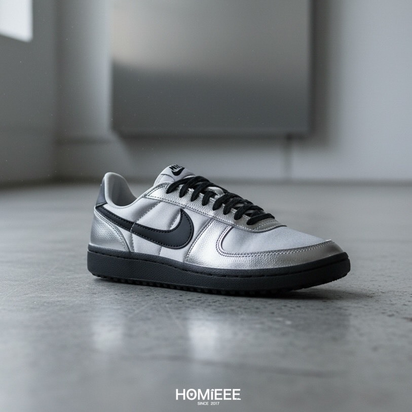 Nike Field General Silver Black 休閒鞋 黑銀 女鞋 [HQ7397-001]