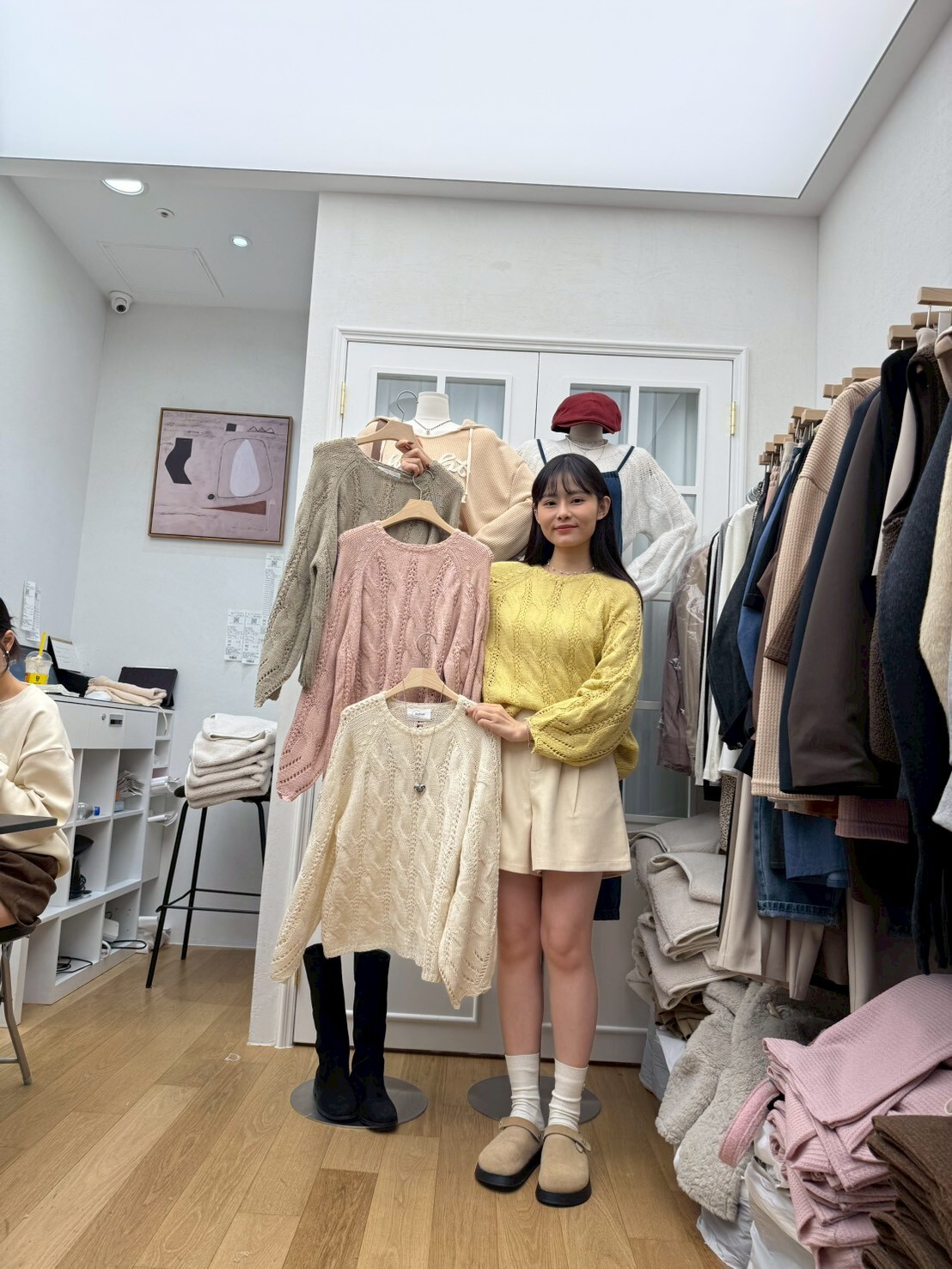 RF5025 羊毛針織鏤空長袖上衣