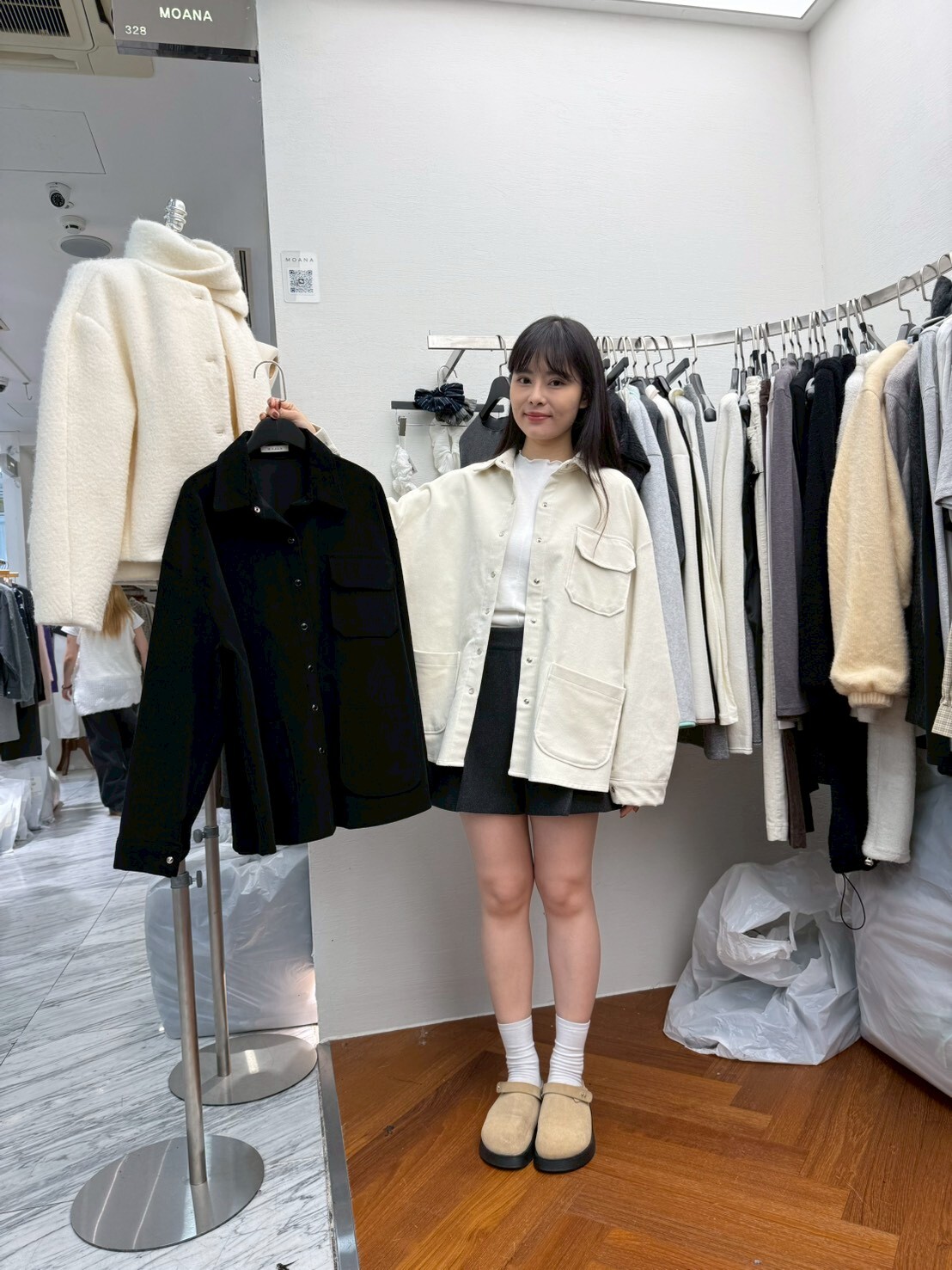 MK5205 燈芯絨襯衫外套