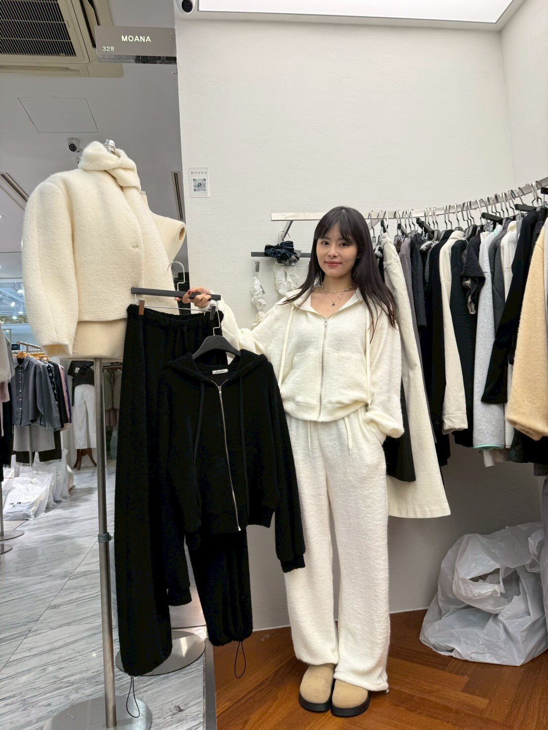 MK5201 棉質毛圈布全橡筋寬鬆長褲