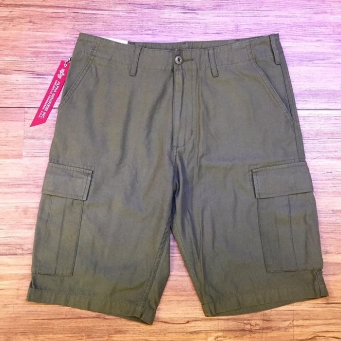 日版 ALPHA Right-on 短褲 口袋褲 軍綠 卡其 TB2009-014