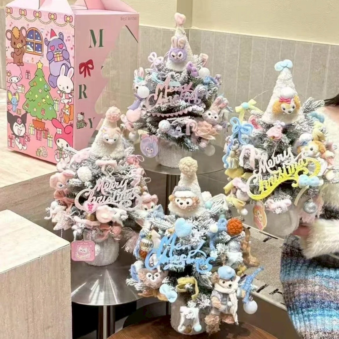 <聖誕節限定>手作卡通聖誕樹 八音盒 音樂盒