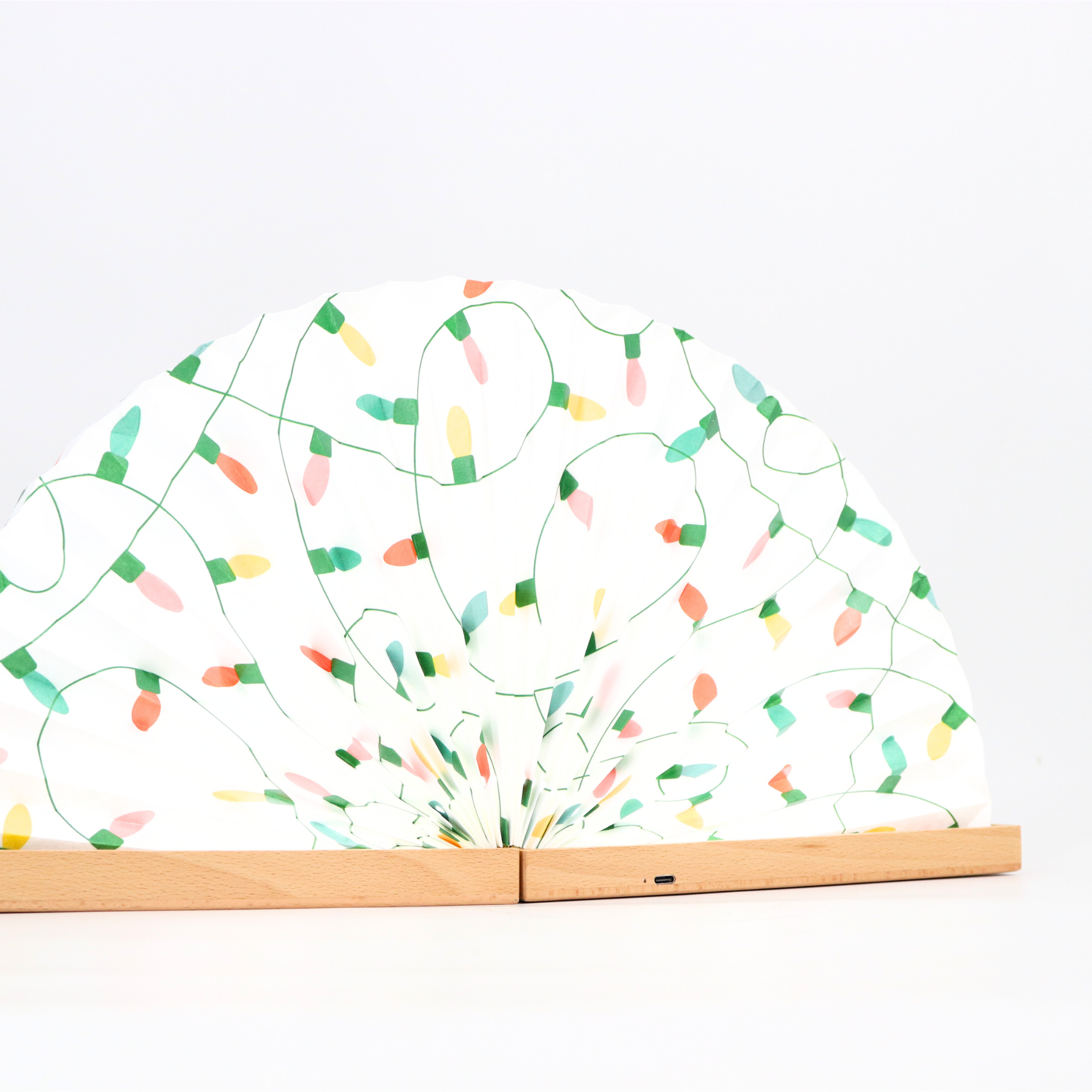 Christmas Origami fan-shaped Light (Large) - Christmas light string