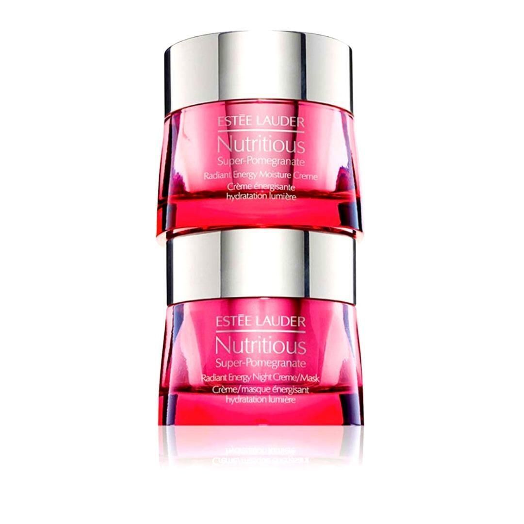 雅詩蘭黛 升級亮肌抗氧紅石榴日夜霜套裝日霜(50ml+晚霜50ml) 2件套 [887167386648]