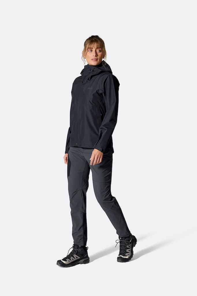 Rab Downpour Waterproof Jacket 女款防風防水連帽外套 暴風藍 QWI-07-TMB [HappyOutdoor]