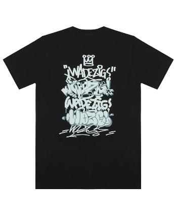 WADEZIG! T-SHIRT - CROWN BLACK