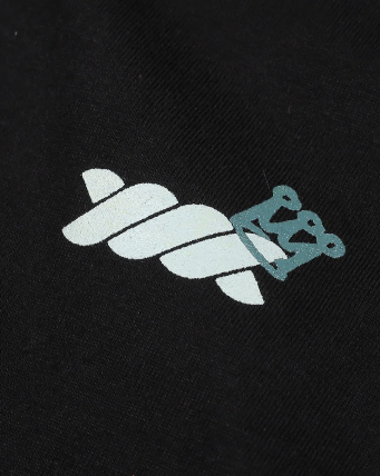 WADEZIG! T-SHIRT - CROWN BLACK