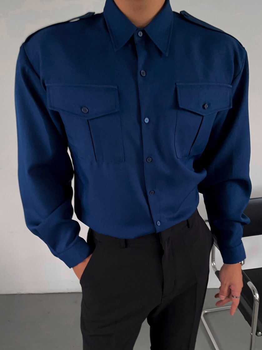 POD EPOLLET 肩章襯衫