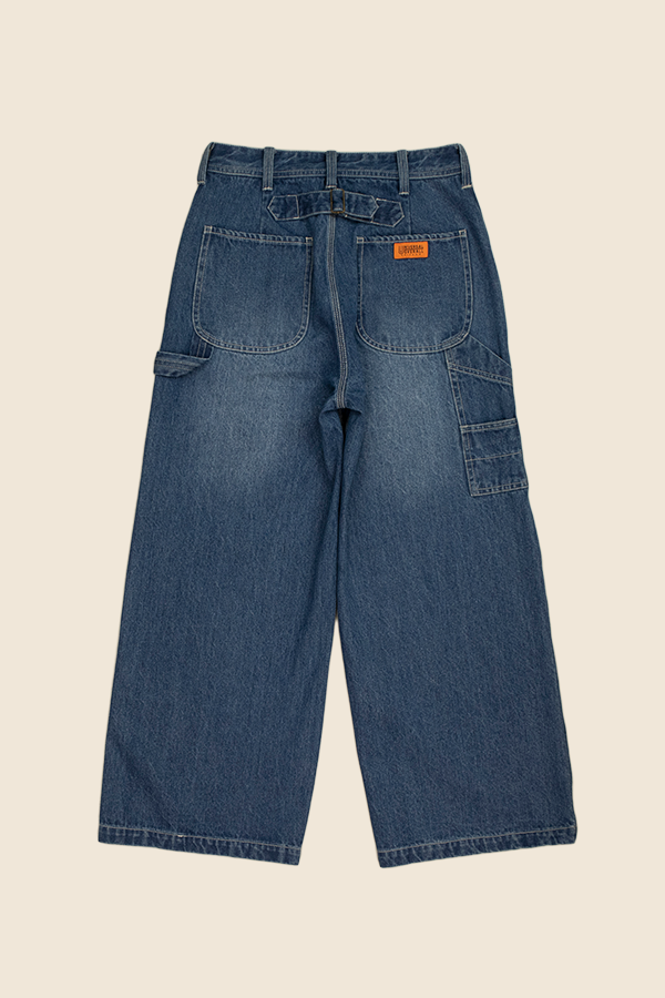 UNIVERSAL OVERALL - STRAIGHT寬版丹寧褲 (藍)