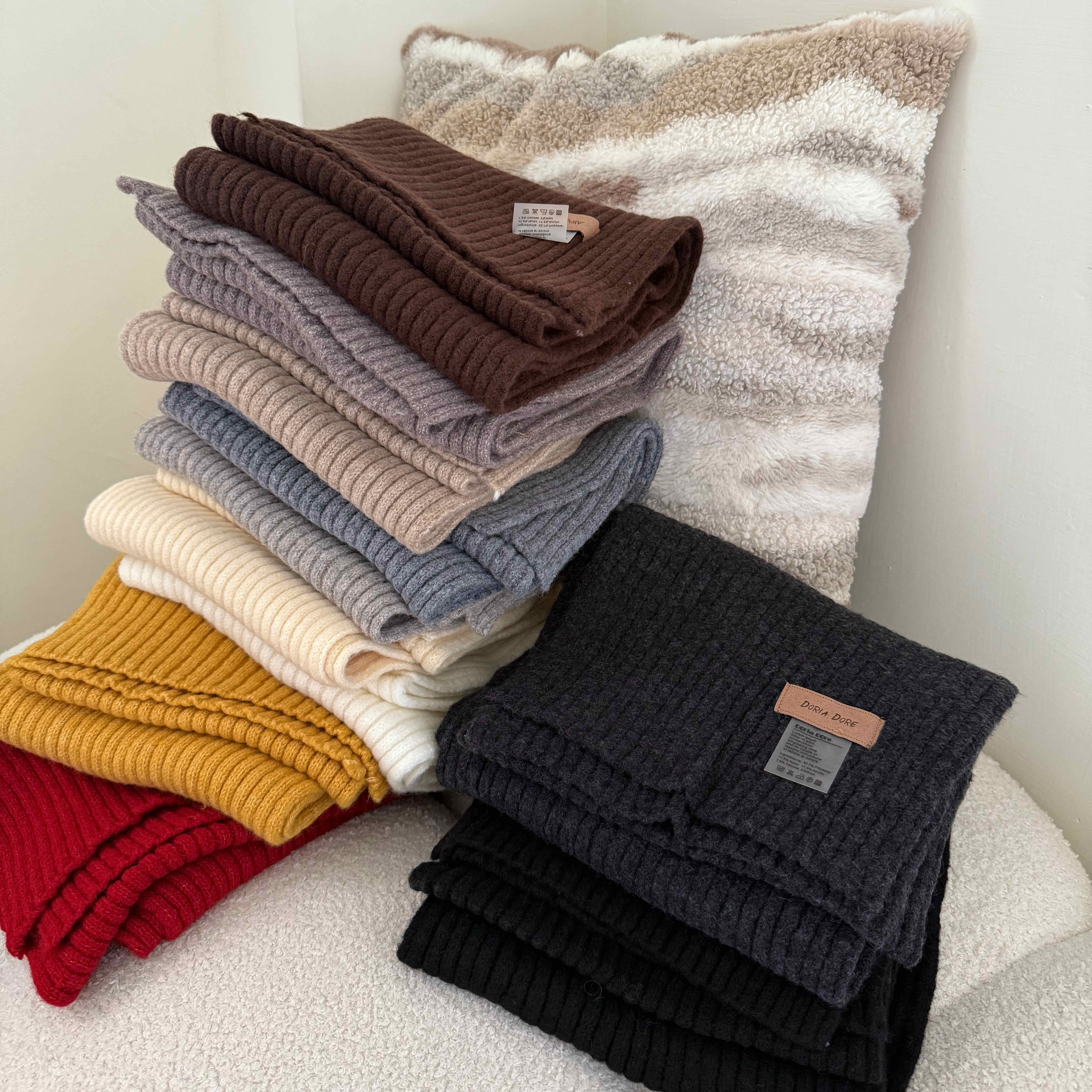 🇰🇷強勢回歸熱賣百條坑條紋圍巾｜11 color